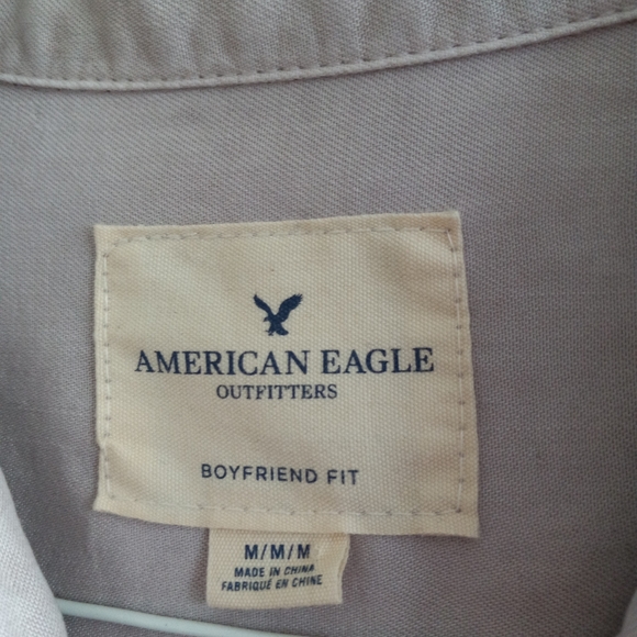 American Eagle Shirt Jacket Boyfriend Fit - Picture 4 of 4